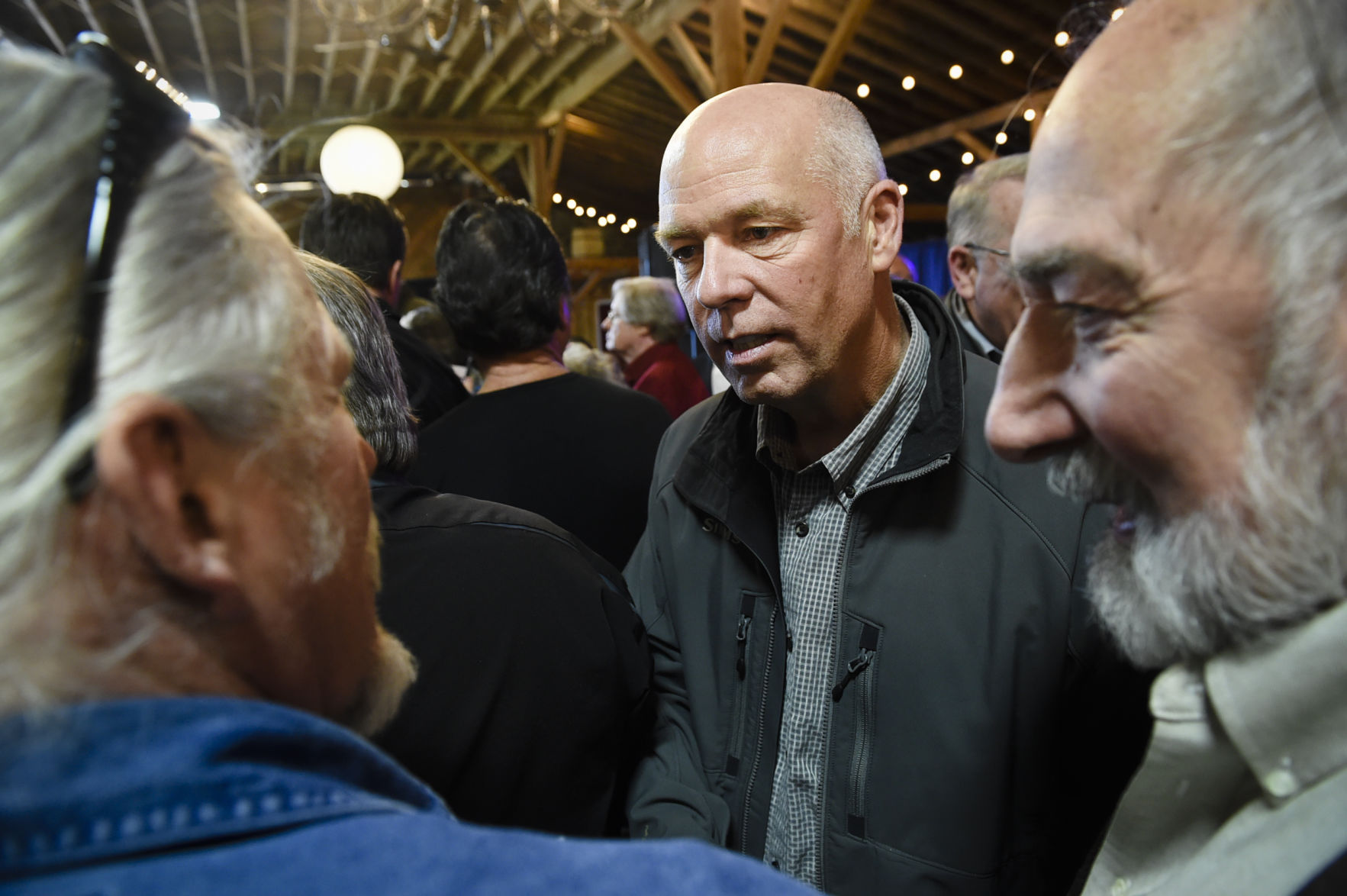 Greg Gianforte rally with Donald Trump Jr.
